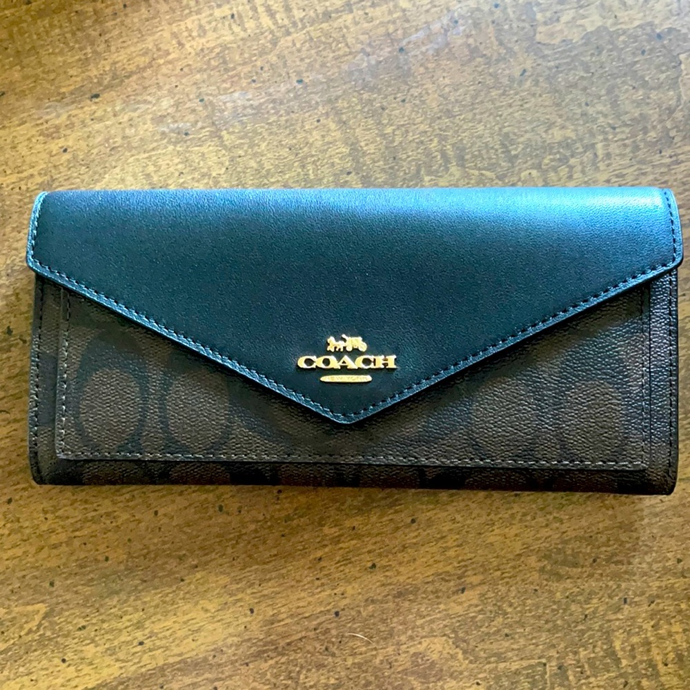 Coach envelope wallet